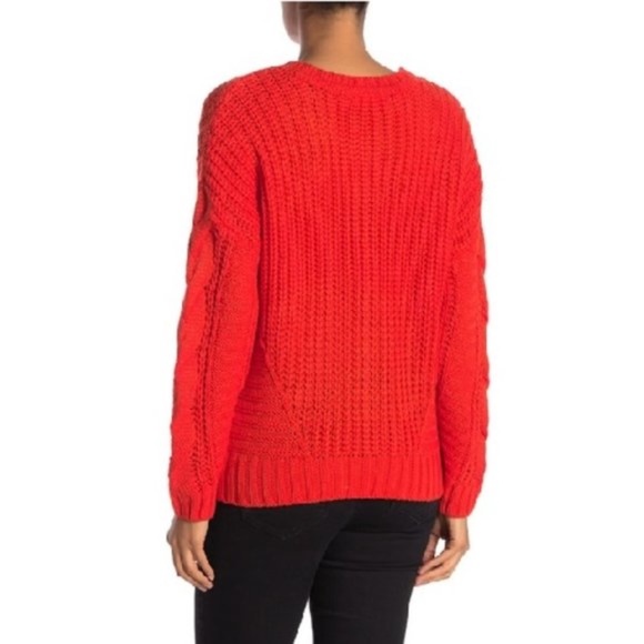 One A Mixed Knit Crew Neck Sweater - Picture 2 of 6